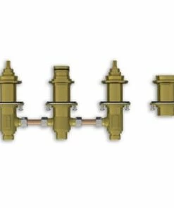 Flash Sale 🧨 TOTO 4-Hole Rough-In Valve for TB221S#CP Roman Tub Filler Trim in Brass ✔️