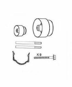 Promo ✨ TOTO DuoFit™ Mounting Hardware Parts Bag for WT151M Duofit In Wall Tank System 👍