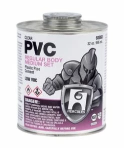 Top 10 👍 Hercules® 8 oz. Medium Set Plastic Clear Pipe Cement ❤️