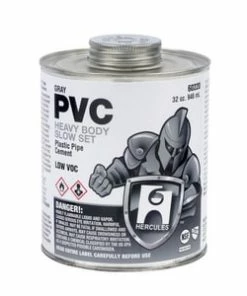 Best reviews of 😍 Hercules® 8 oz. Slow Set Plastic Grey Pipe Cement 🎉