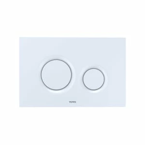 Best reviews of ⭐ TOTO 9-1/2 in. ABS Basic Round Dual Button Push Plate in White 🌟